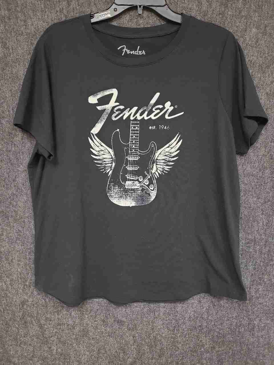 Fender Winged Guitar Graphic T-Shirt Sz XL