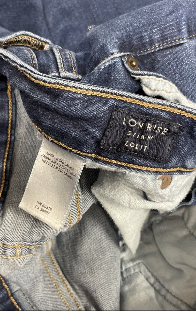 Lucky Brand Women's Blue Lolita Low Rise Skinny Jeans Sz 8/29