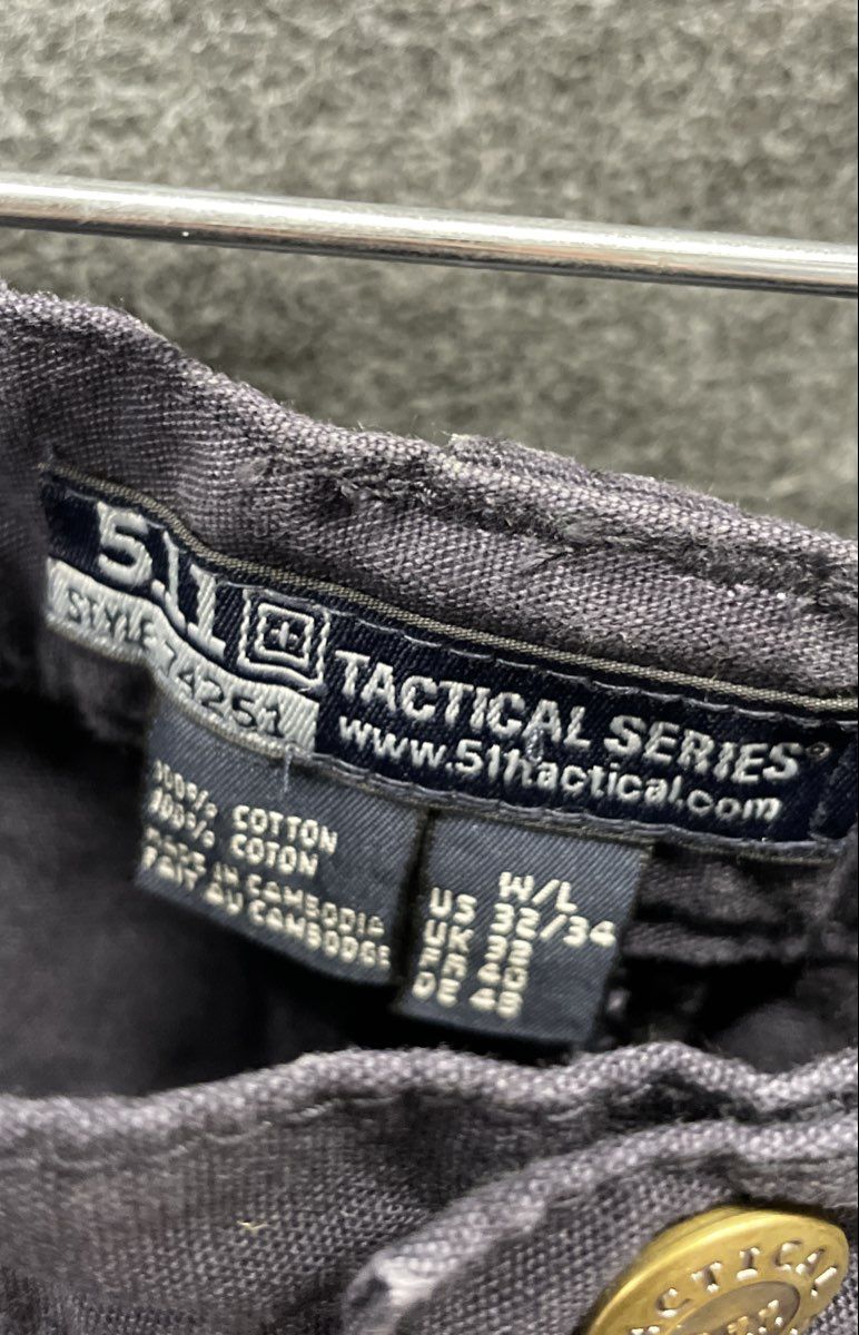 5.11 Tactical Men's Navy Blue Cotton Canvas Cargo Pants 74251 Size 32x34
