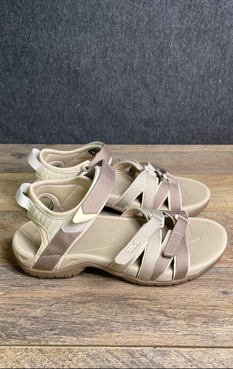 Teva Hurricane Terra Dactyl Women's Sport Sandals Beige Size 6
