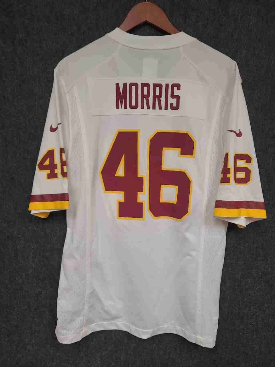 Nike Men's Washington Redskins Alfred Morris #46 White Football Jersey Sz M