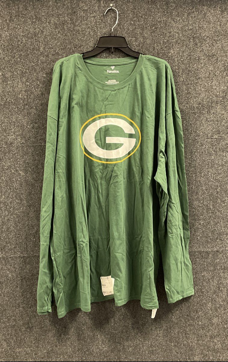 Fanatics Green Bay Packers Long Sleeve Shirt Men's Size 5XL *NWT*