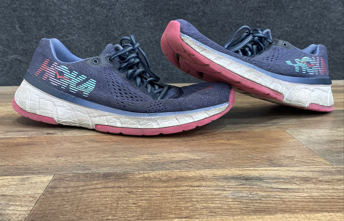 Hoka Cavu Purple Pink Blue Women's Running Shoes Size 9.5