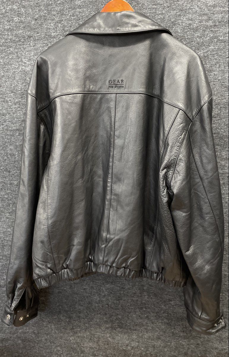 Vintage Y2K Gear For Sport Reese's Racing Bill Elliott 94 Leather Jacket XL