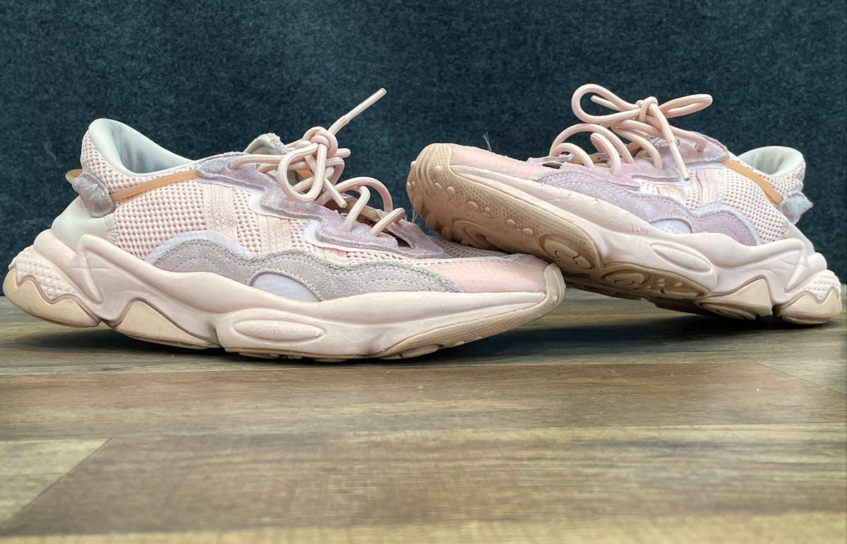 Adidas Ozweego Pink Mesh Suede Lifestyle Sneakers Size 9
