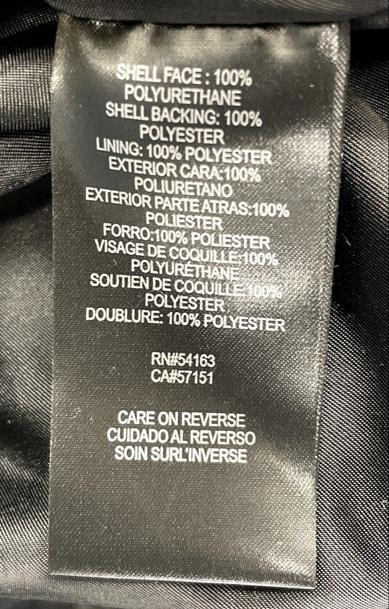 Kenneth Cole Women's Black Belted Leather Jacket Zip Front Moto Sz S