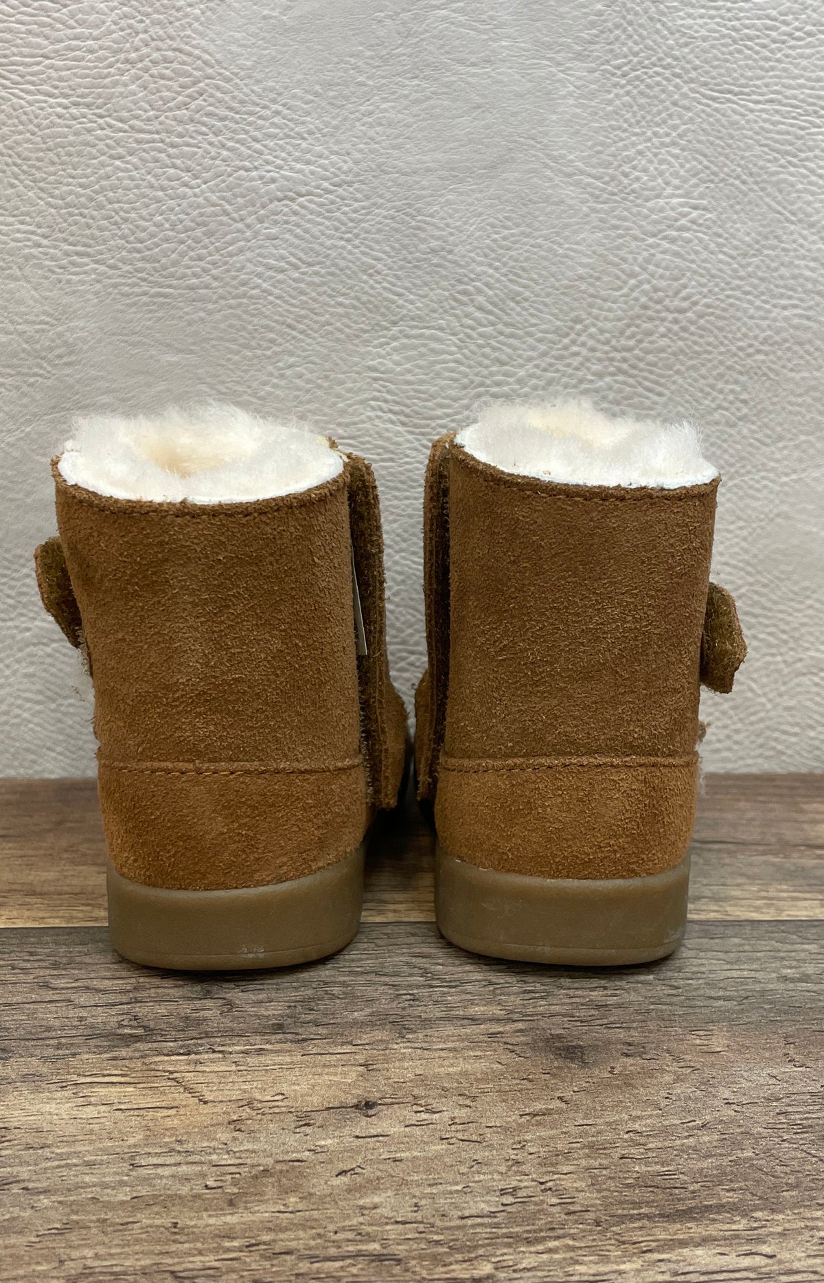 UGG Jesse II Chestnut Suede Infant Toddler Booties Size 2/3