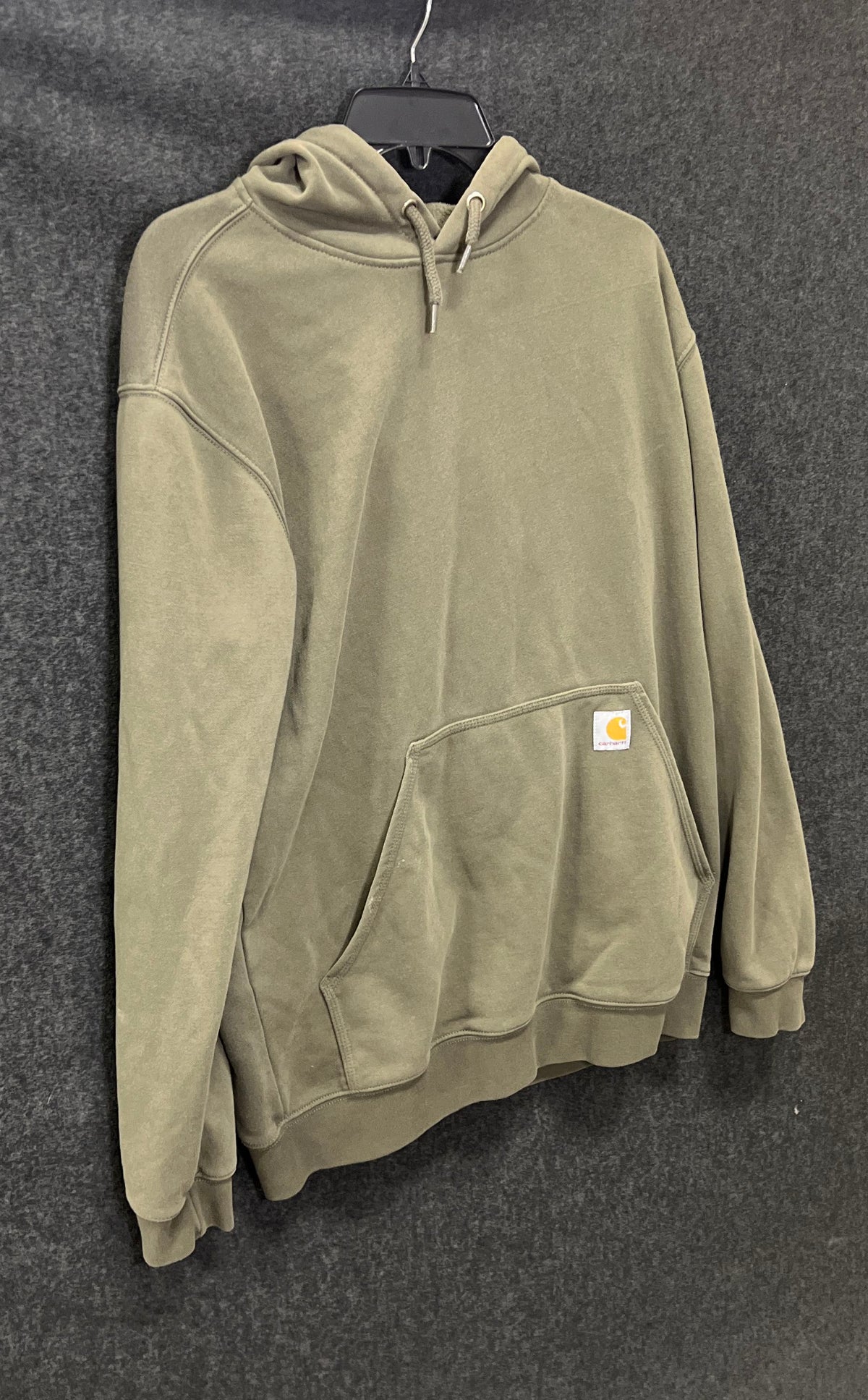 Carhartt Men's Loose Fit Pullover Hoodie Olive Green Workwear Sz M