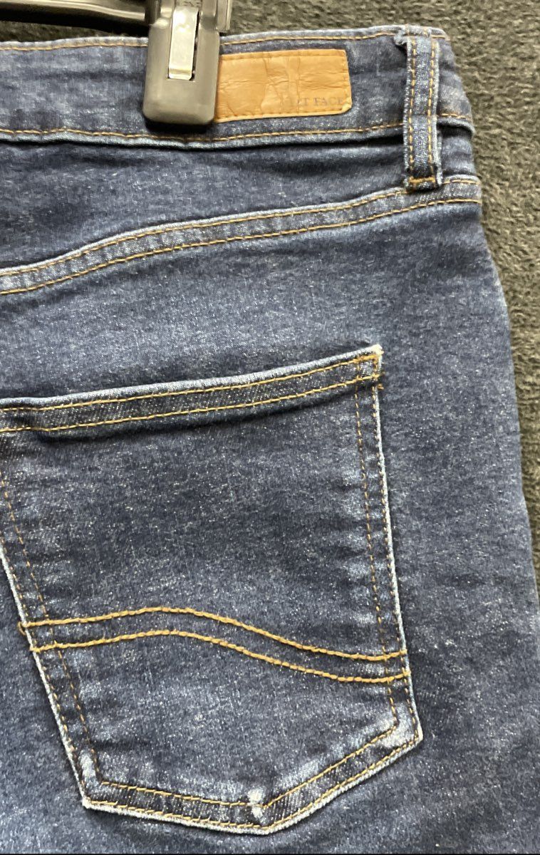 Fat Face Women's Sway Slim Eco Denim Blue Indigo Stretch Jeans Sz UK 14R