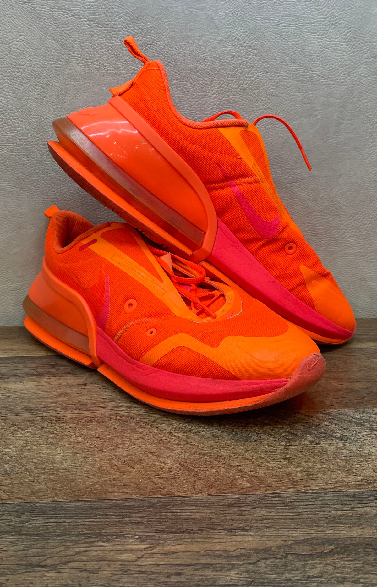 Nike Air Max Up Bright Crimson Orange Women's Running Sneakers Size 12
