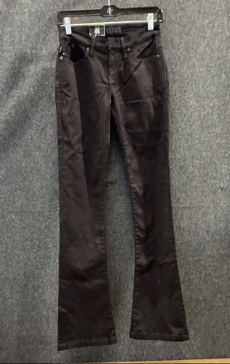 Rock & Republic Women's Panther Black Bootcut Sequin R Logo Jeans Sz 2 NWT
