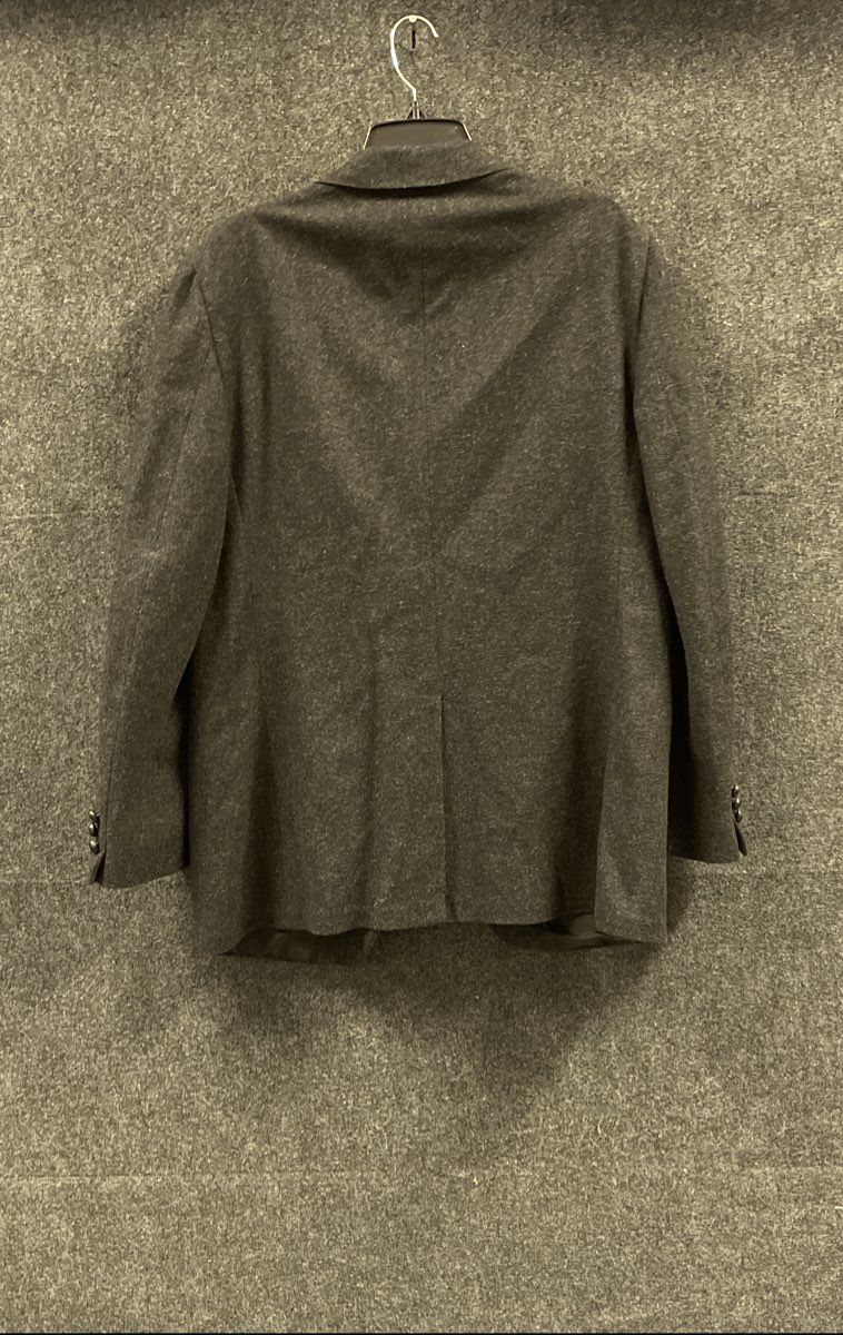 Vintage 90s Men's Charcoal Gray Wool Blazer Sport Coat Made in USA ACTWU