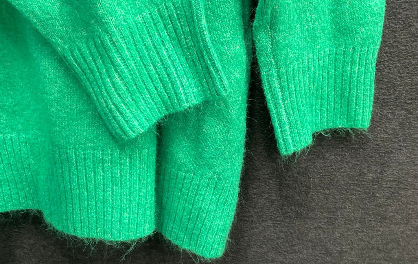 Torrid Women's Green Ribbed Knit Brushed Pullover Sweater Sz 3 NWT