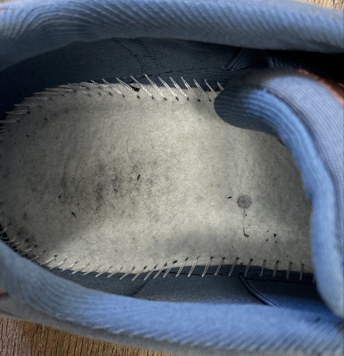 Vans Atwood Blue Brown Canvas Low-Top Sneakers Men's Size 8.5