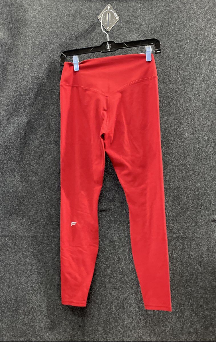 Fabletics Women's Red High Waisted Performance Luxe Leggings Sz S
