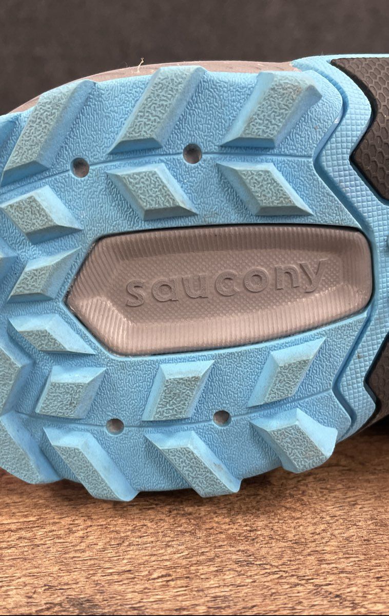 Saucony Excursion TR15 Black Purple Blue Women's Trail Running Shoes Size 8.5