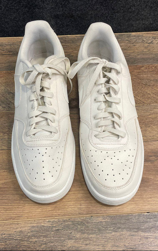 Nike Court Vision Low Next Nature Sail White Low Top Sneakers Men's Size 12