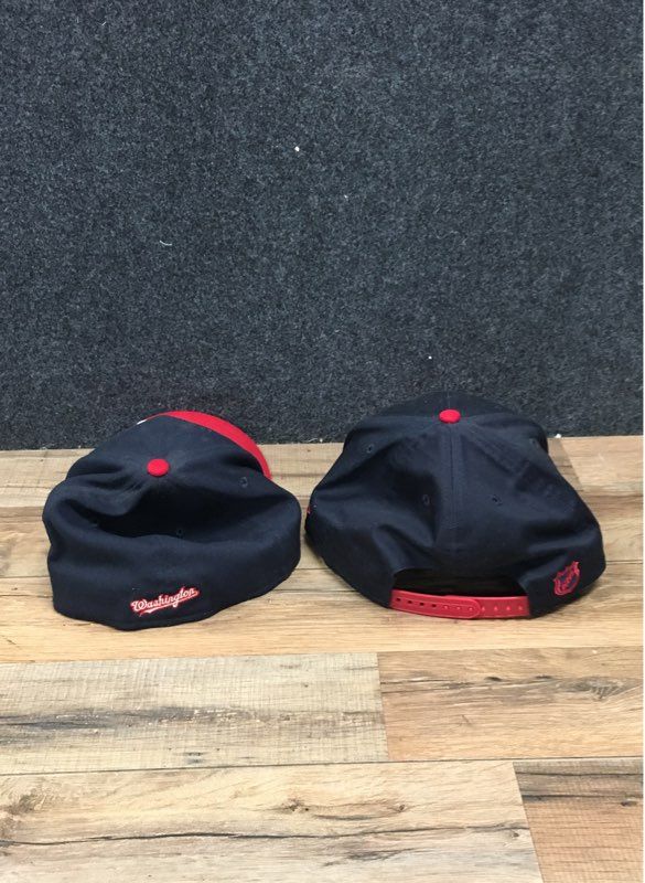 New Era Washington Nationals & Capitals Hat Lot 2 MLB NHL 39THIRTY 9FIFTY Caps
