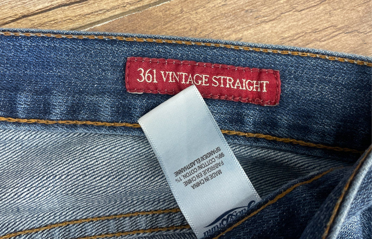 Lucky Brand Men's 361 Vintage Straight Blue Medium Wash Jeans Sz 31x32