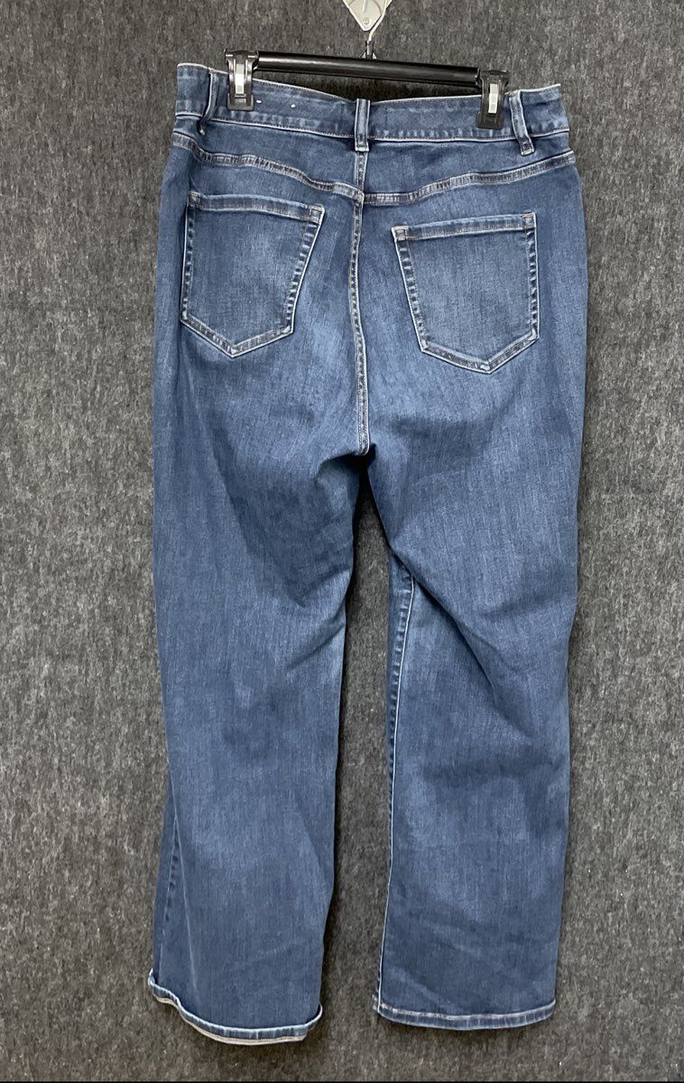 Lane Bryant Women's Blue High-Rise Bootcut Flex Magic Waistband Jeans Sz 16