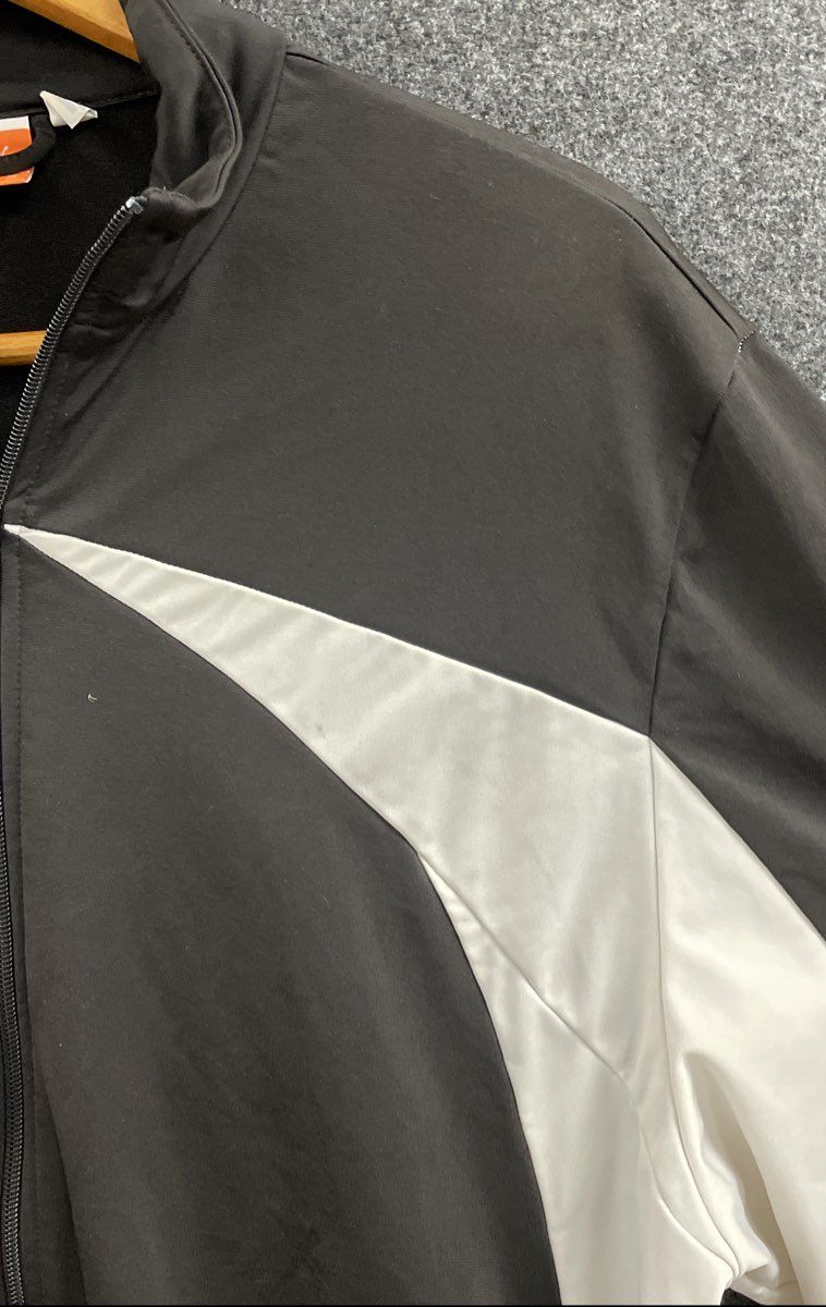 Puma Men's Black White Sportlifestyle Full Zip Track Jacket Sz XXL