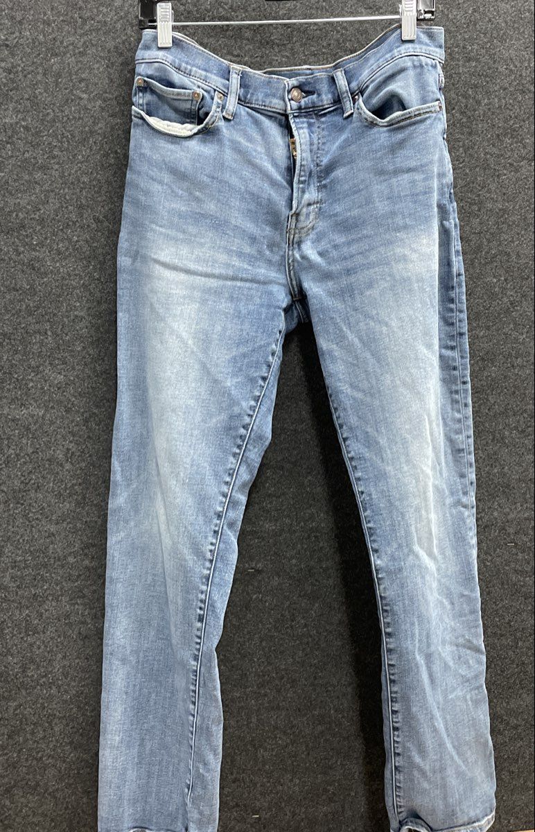 Lucky Brand Men's Light Wash Whiskered Straight Leg Jeans Size 33x32