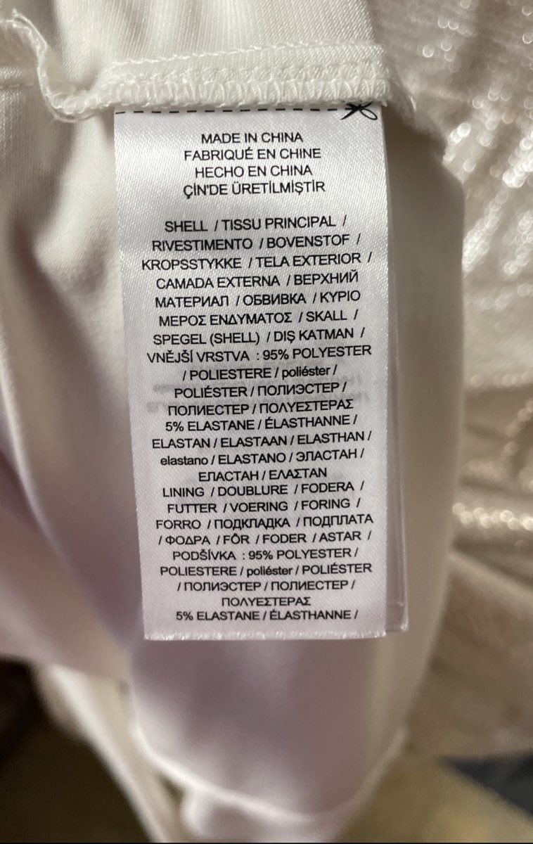 Lauren Ralph Lauren Women's Metallic Faux Wrap Dress Champagne Silver Sz 14