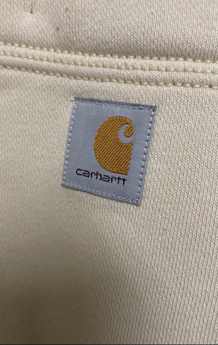 Carhartt Kids' Cream Relaxed Fit Pocket Crewneck Sweatshirt Sz L 12-14
