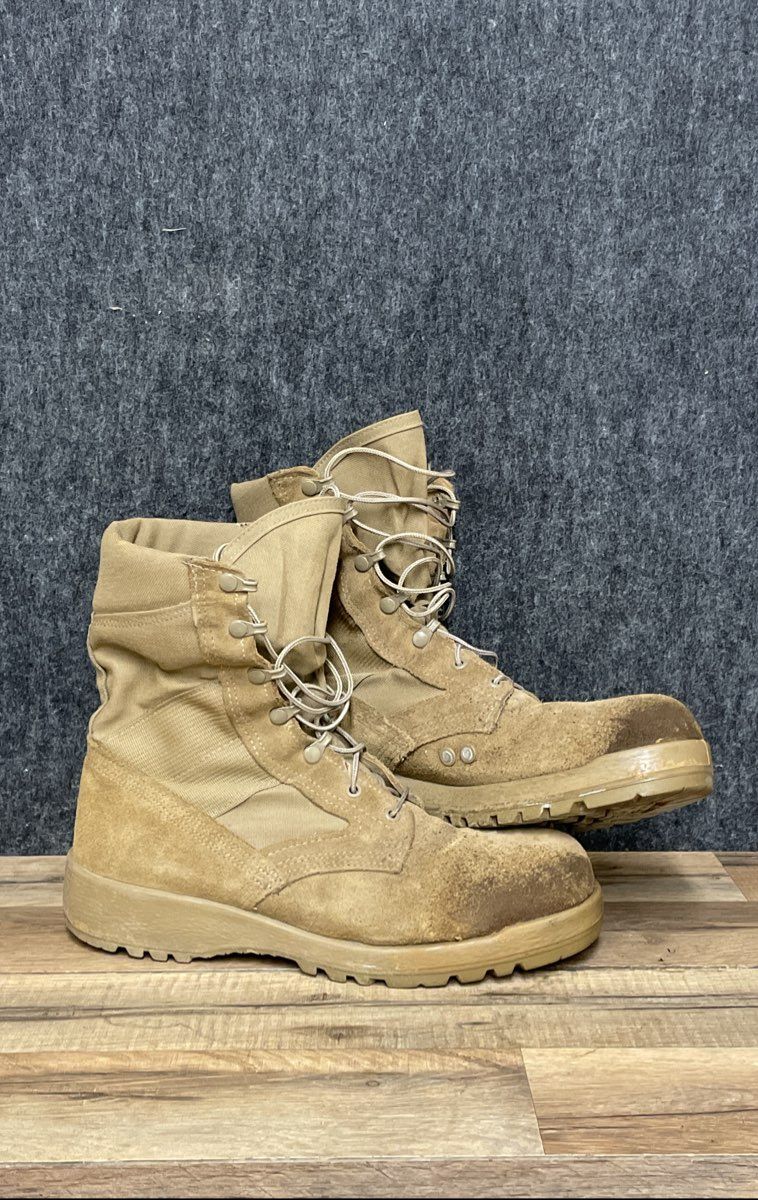Bates Desert Tan Hot Weather Military Combat Boots Size 10 R