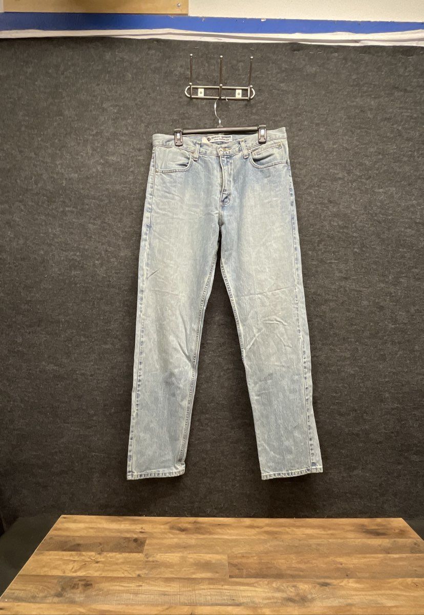 Harley-Davidson Men's Light Wash Straight Leg MotorClothes Jeans 34x34