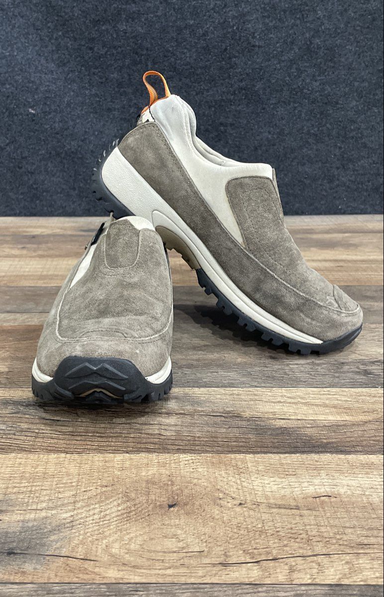 Merrell Polar Moc Waterproof Grey Suede Slip On Shoes Women's Size 7.5