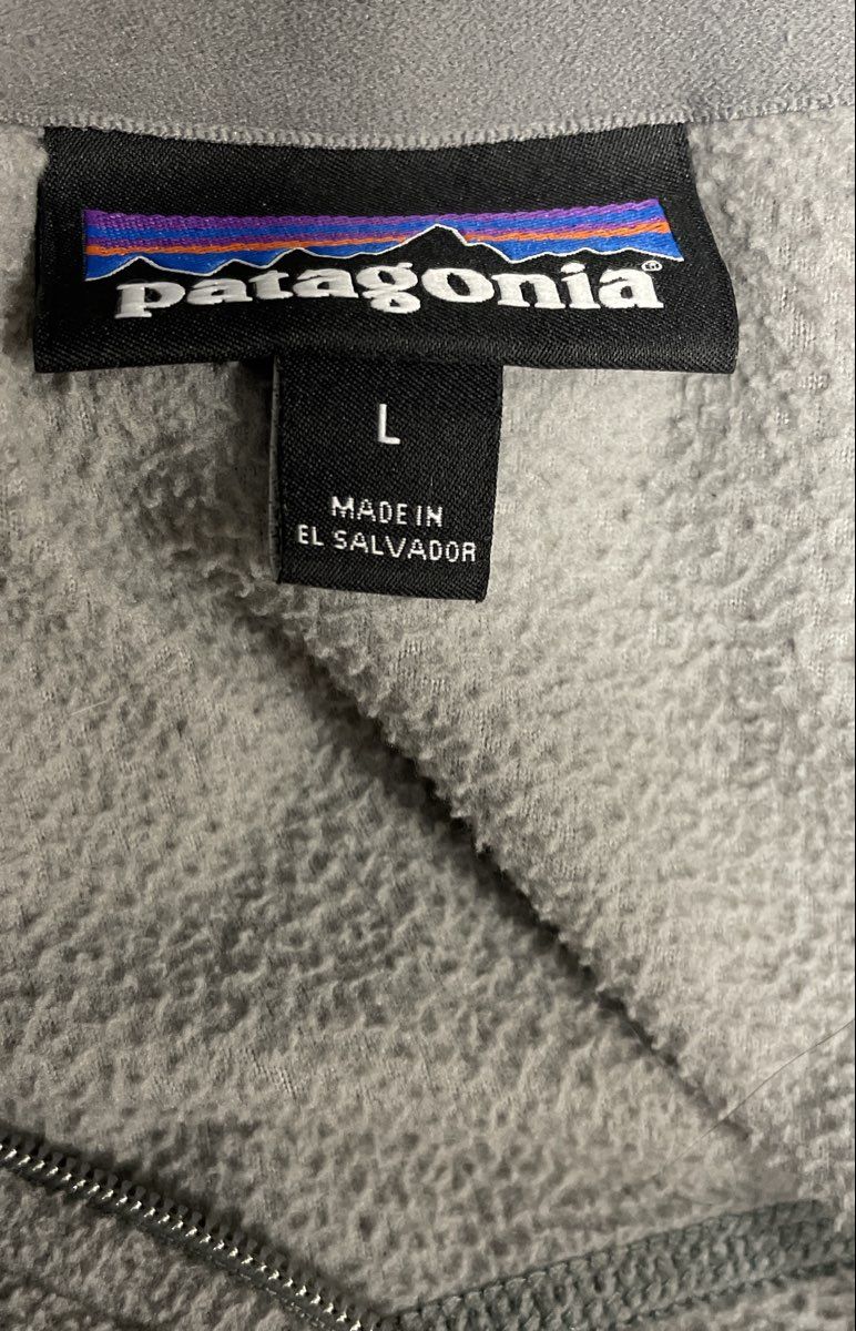 Patagonia Men's Micro D 1/4 Zip Fleece Pullover Gray Size L