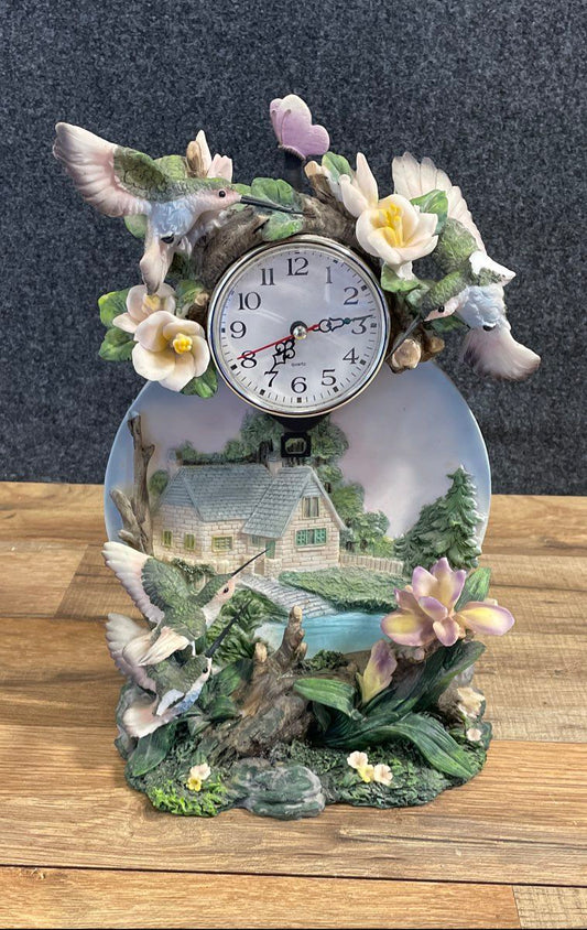Hummingbird Mantel Clock