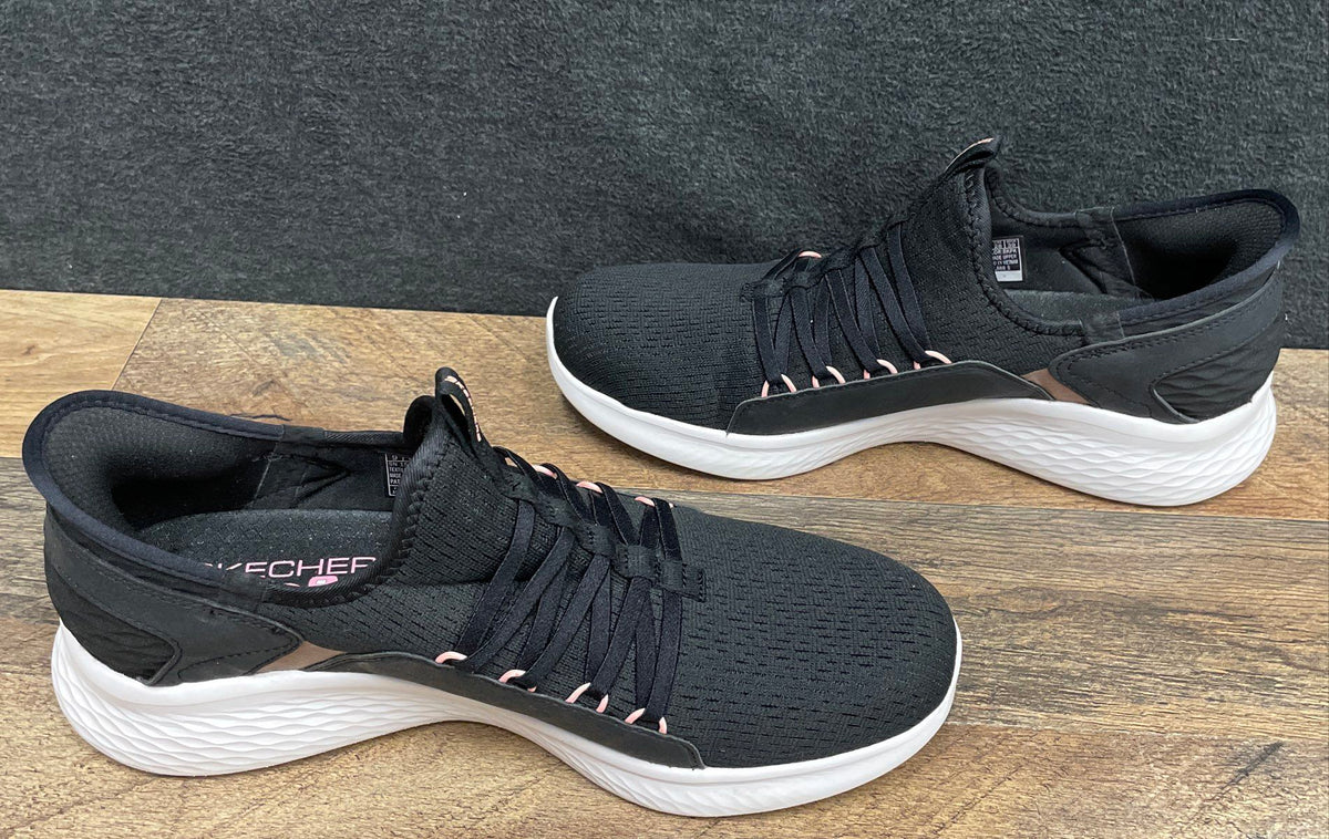 Skechers Hands Free Slip-Ins Skech-Lite Pro Black Pink Women's Size 9