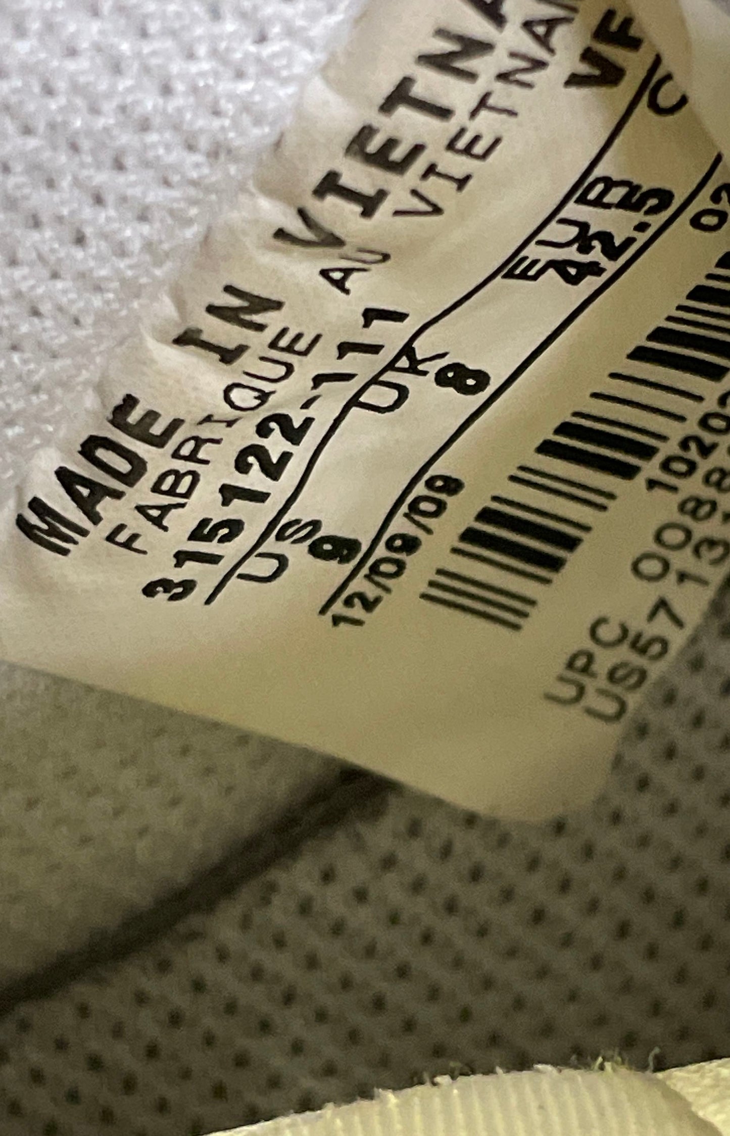 Nike Air Force 1 '07 Low Triple White Sneakers Size 9