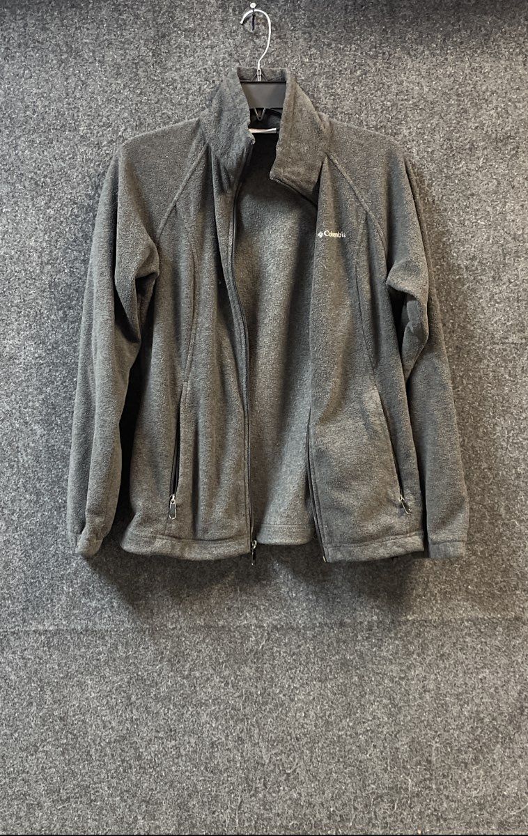Columbia Women's Gray Benton Springs Full Zip Fleece Jacket Sz S
