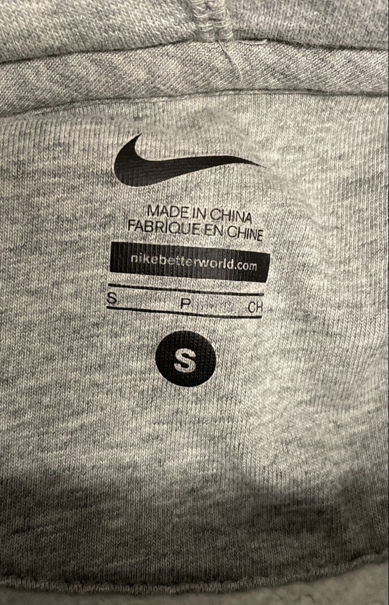 Nike Men's Washington Redskins Heather Gray Graphic Fleece Pullover Hoodie Sz S