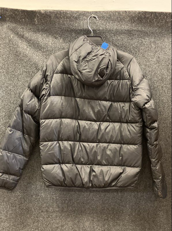 Hawke & Co. Sport Boys' Black Down Filled Puffer Jacket Hooded Sz 18/20