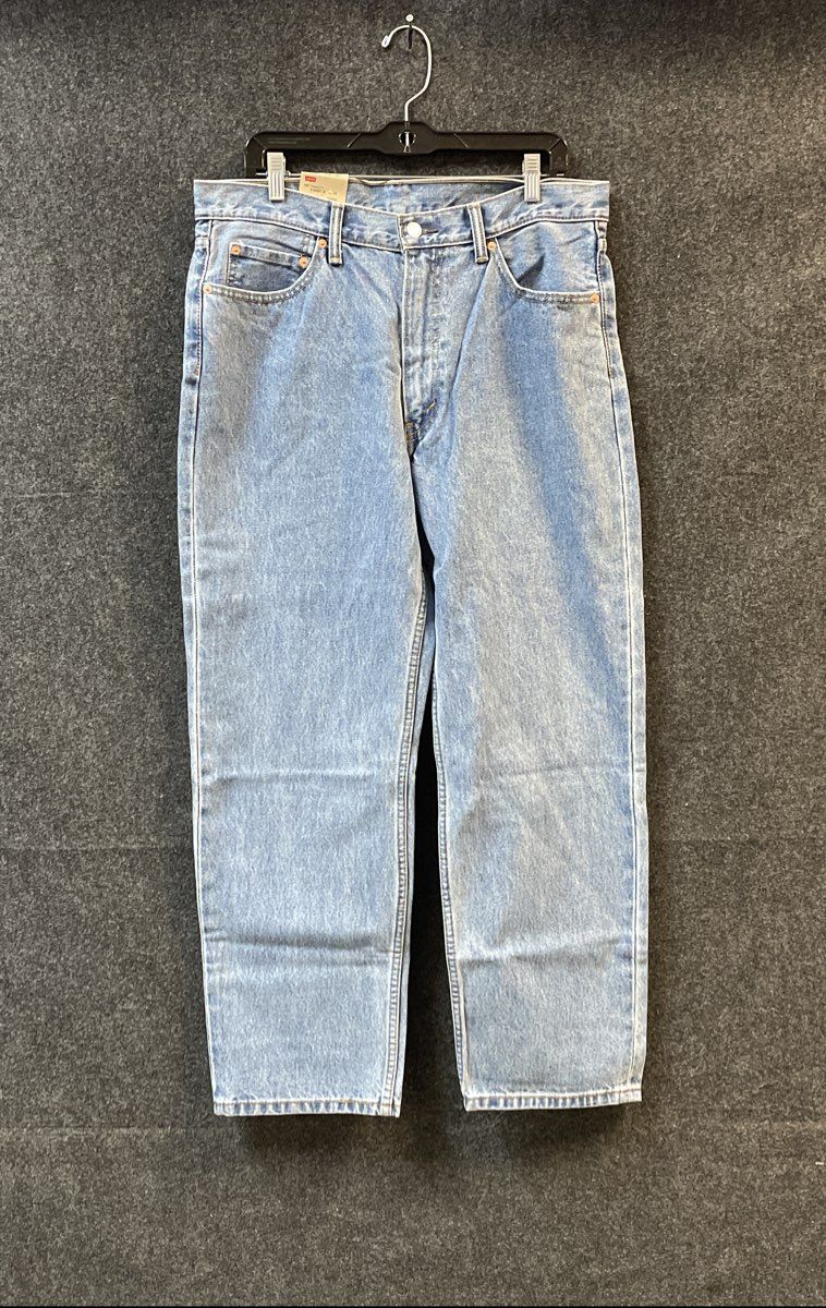 Levi's Men's 550 Relaxed Fit Blue Light Wash Jeans NWT Sz 36x30
