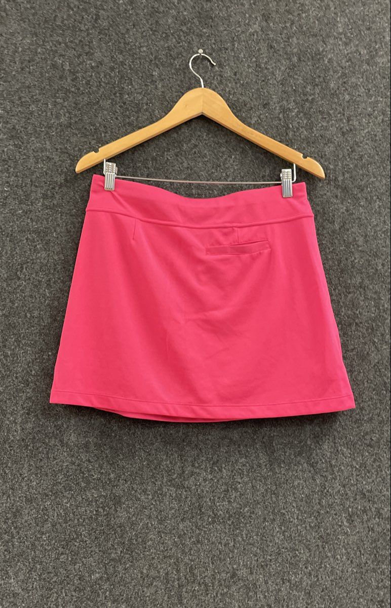 PGA Tour Women's Pink Airflux Textured Golf Skort Pockets Sz M