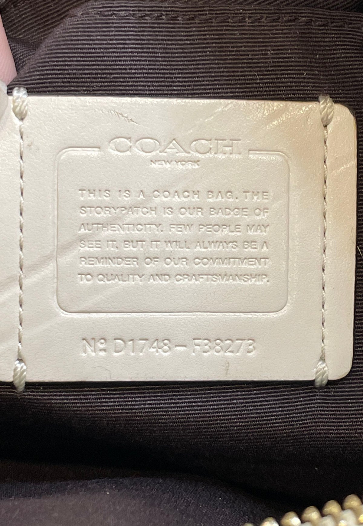 Coach White Leather Double Zip Crossbody Bag F38273 & Pink Wallet Lot of 2