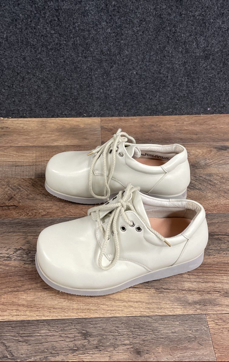 Mt. Emey Beige Leather Therapeutic Comfort Walking Shoes Size 6 EEEEE DS