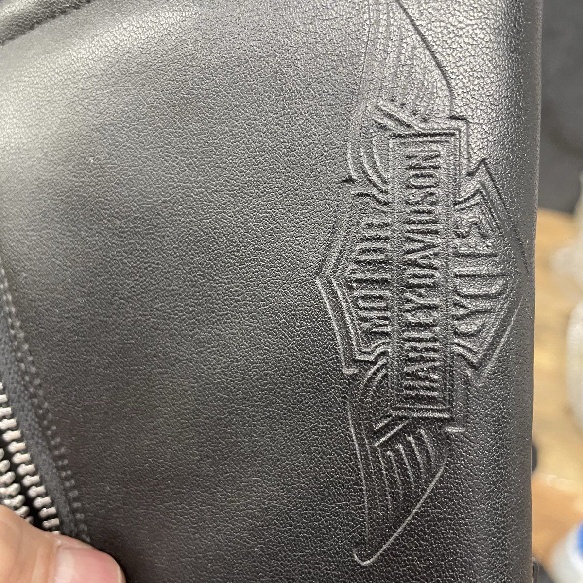 Vintage Harley Davidson Leather Gauntlet Motorcycle Gloves Zip Liners Sz S