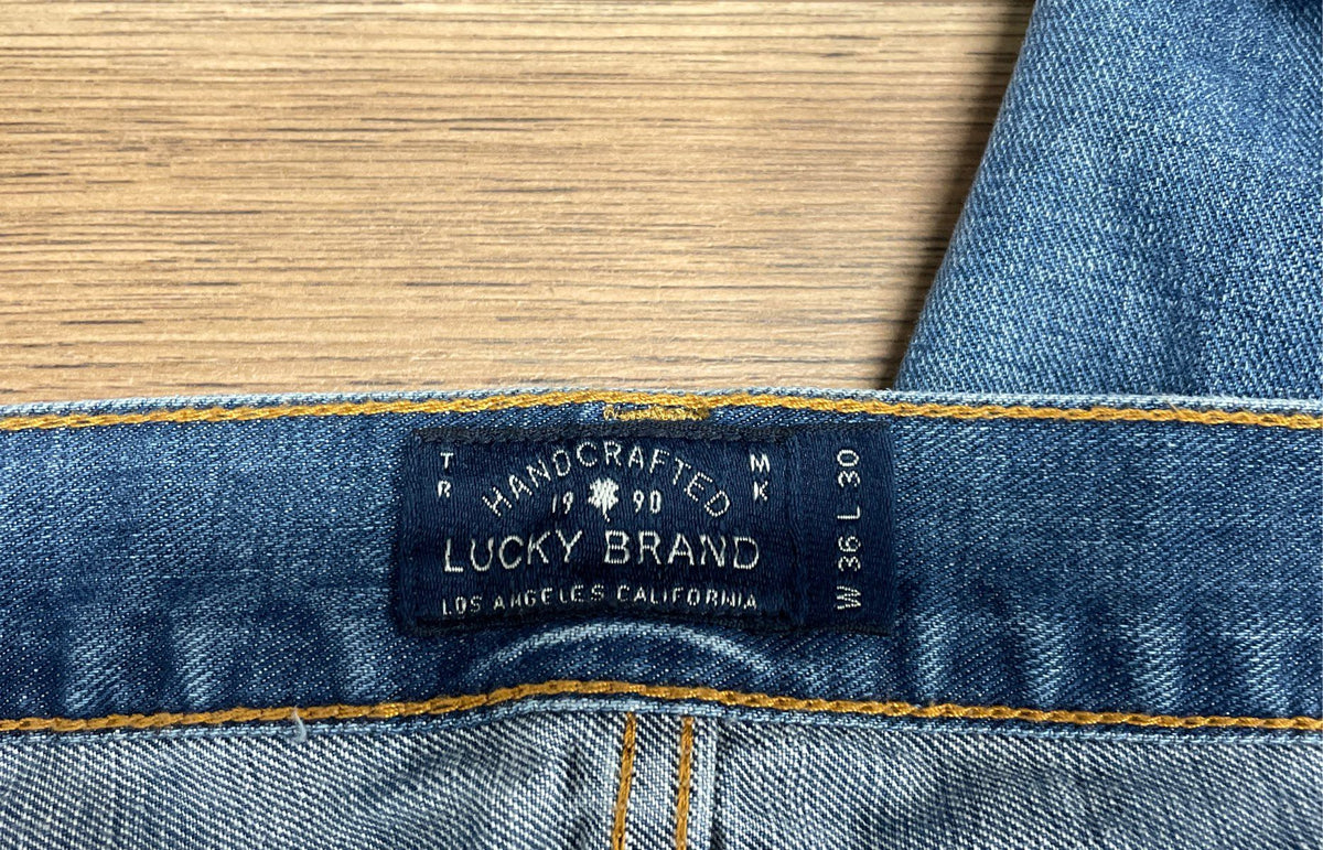 Lucky Brand Men's 221 Original Straight Jeans Blue Denim Sz 36x30