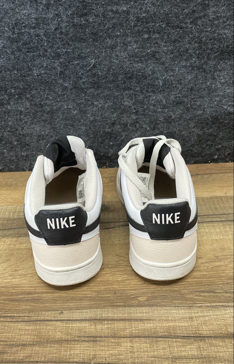 Nike Court Vision Low White Black Sail Lifestyle Sneakers Size 9