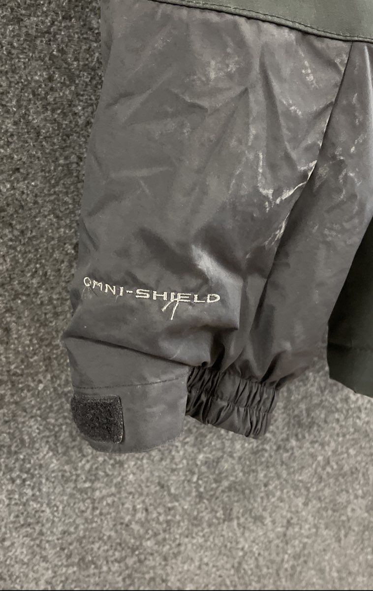 Columbia Men's Ascender Softshell Jacket Black Omni-Shield Full Zip Sz XXL
