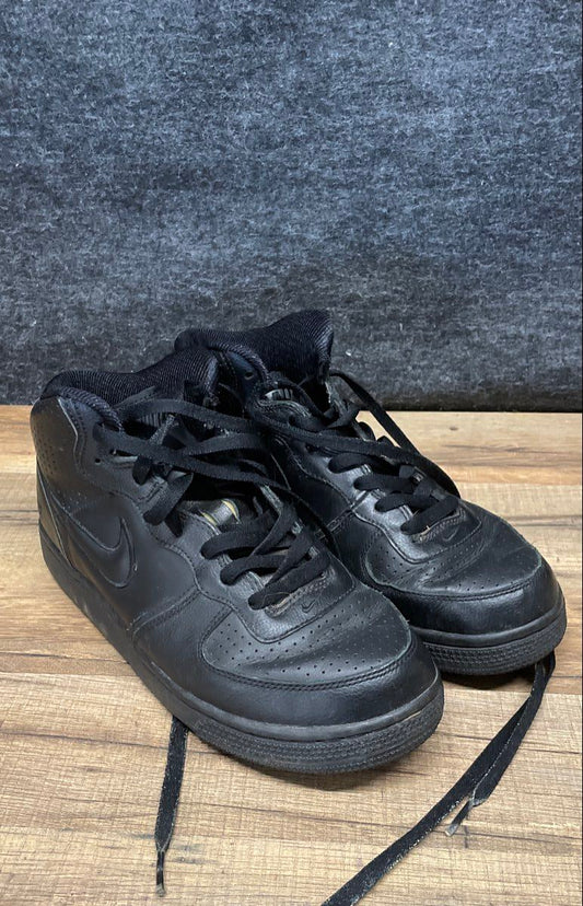 Nike Air Force 1 Mid '07 Triple Black Basketball Sneakers Size 8