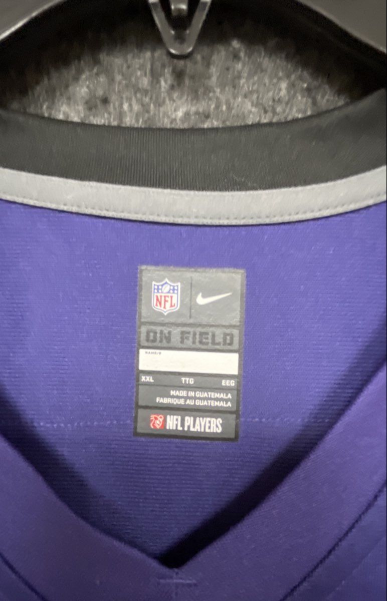 Nike Men's Baltimore Ravens Justin Tucker Game Jersey Purple #9 Sz XXL