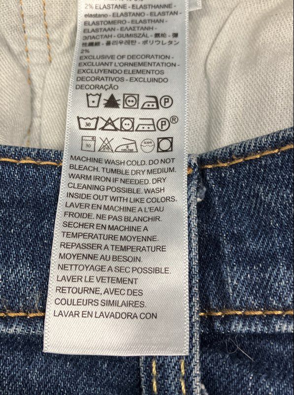 Levi's Men's 505 Straight Leg Jeans Medium Blue Wash Stretch Denim 38x30