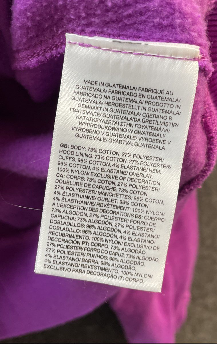 The North Face Women's Hoodie Purple Walls Are Meant For Climbing Sz S